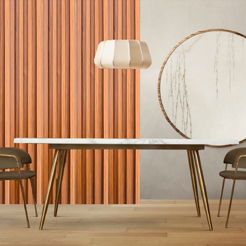 Panel Ranurado PVC de Interior Caoba Suave 16 cm x 2.85 m (22 mm) | Fullcons