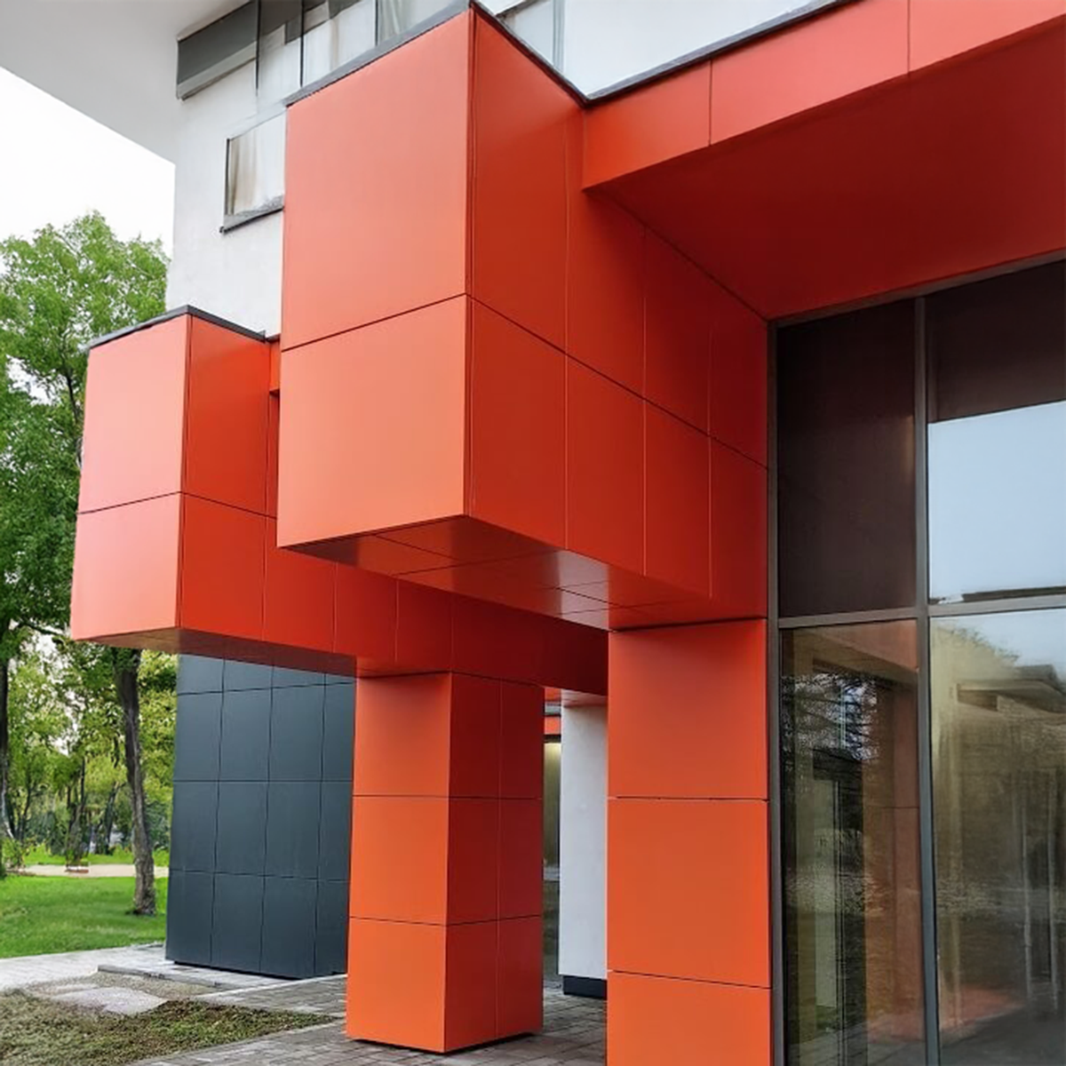 Alucobond PE Orange 4mm (1.5 x 5.8 m) | Fullcons