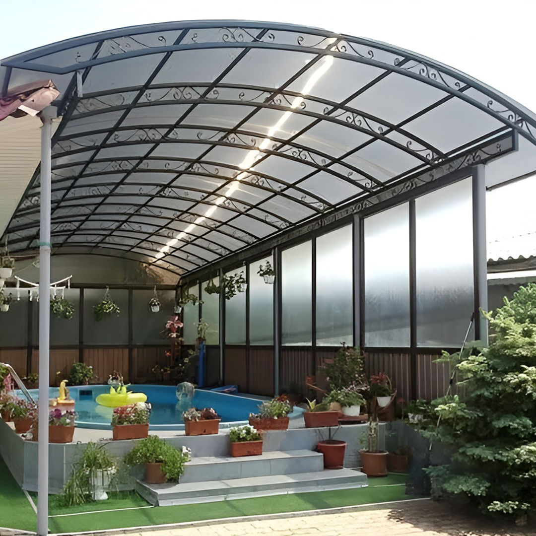 Plancha de Policarbonato Alveolar Smoke Grey 8mm (2.10m x 12m) | Fullcons