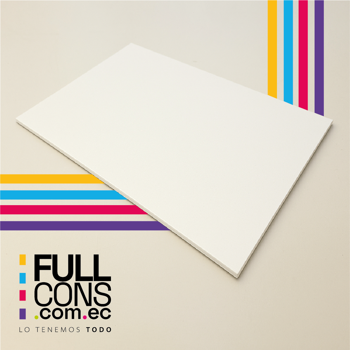 Alucobond PE Pure White 4mm (1.5 x 5.8 m) | Fullcons
