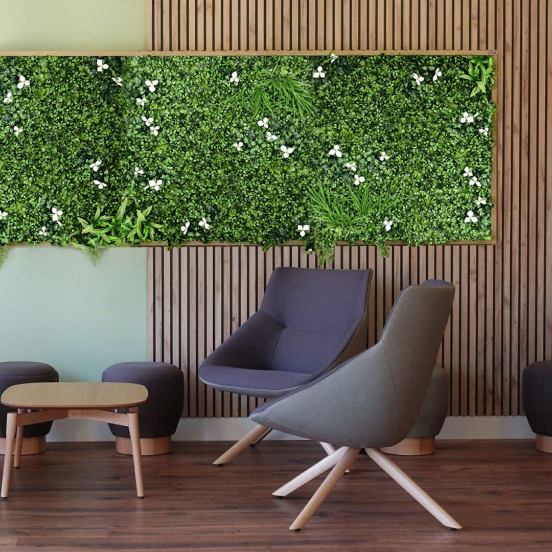 Blossom | Jardín Vertical Artificial para interiores y exteriores