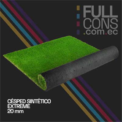 Césped Sintético Decorativo Curve 20mm | Fullcons Ecuador