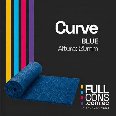 Césped Sintético Decorativo Curve 20mm Blue | Césped Ecuador