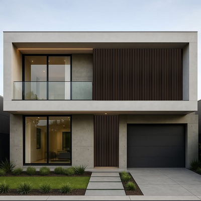 Panel Ranurado WPC de Exterior Café Imperial 22 cm x 2.90 m (26 mm) | Fullcons