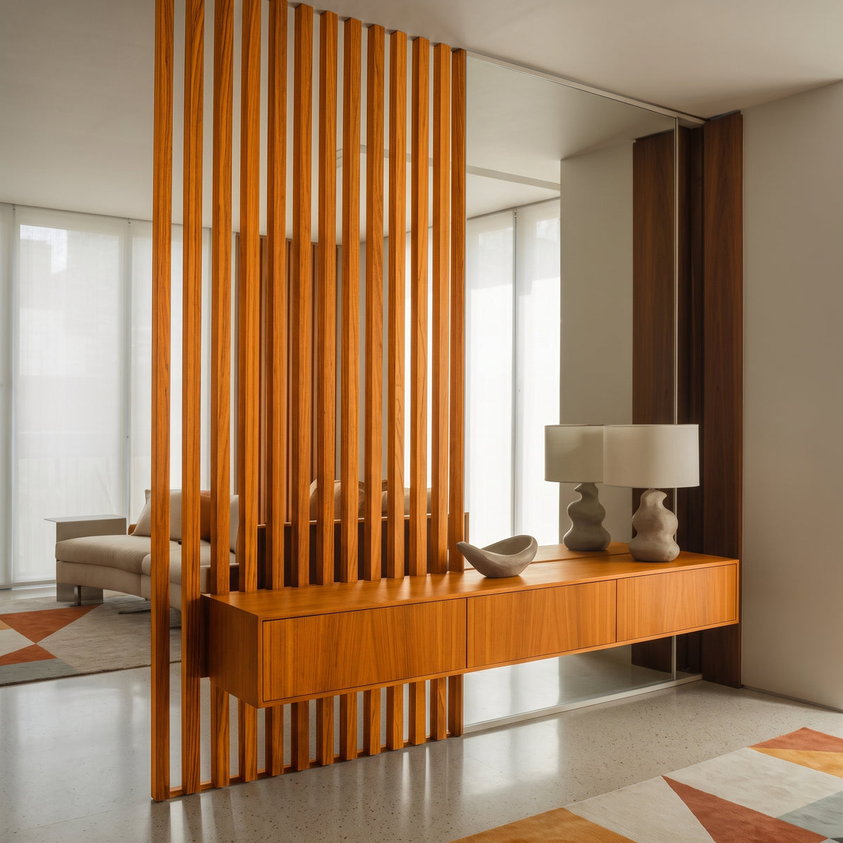 Listones PVC Caoba Dorado| Fullcons