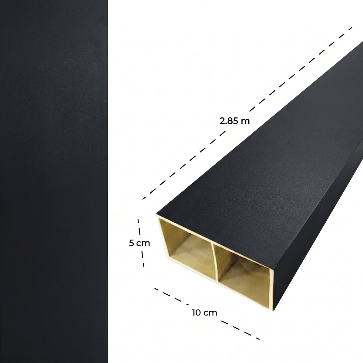 Listones PVC Carbón Intenso | Fullcons