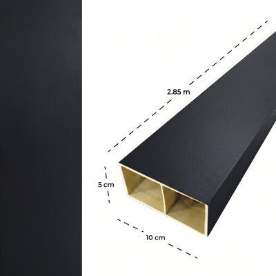Listones PVC Carbón Intenso | Fullcons