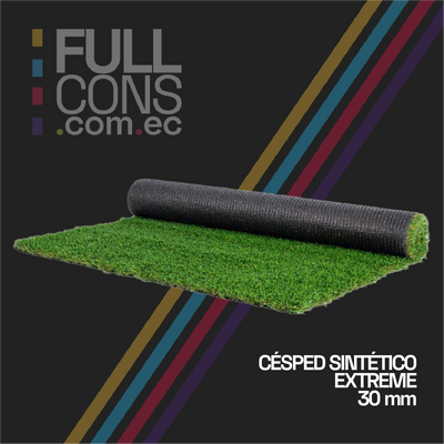 Césped Sintético Decorativo Curve 30mm | Césped Ecuador