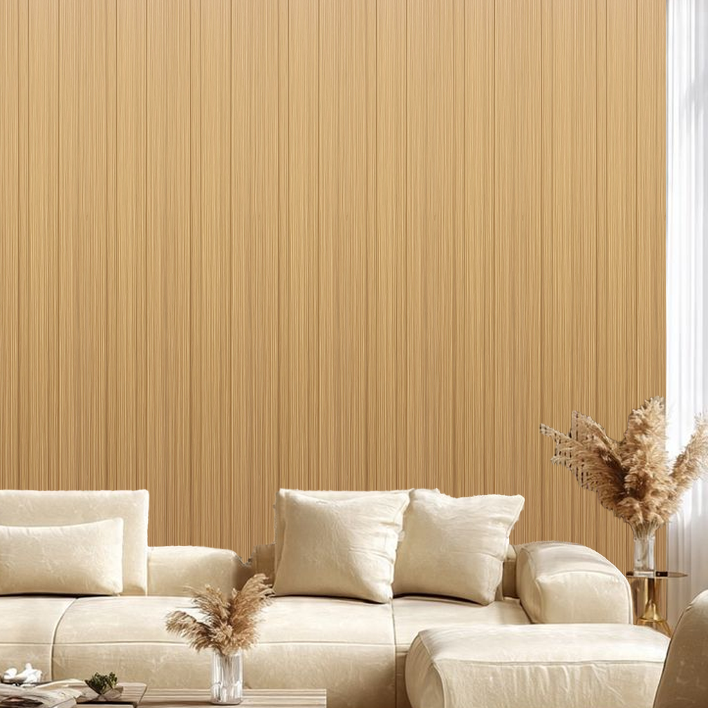 Panel Ranurado PVC de Interior Maple Natural 19.5 cm x 2.85 m (14 mm) | Fullcons