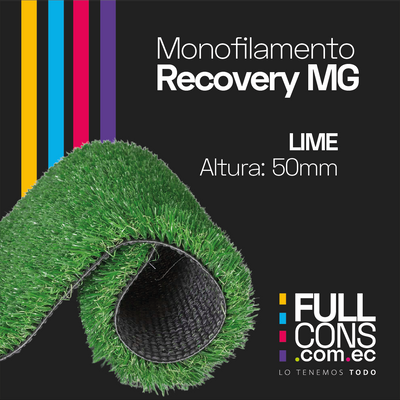 Césped Sintético Deportivo Fútbol Recovery MG 50mm (10.000 DTEX) | Césped Ecuador