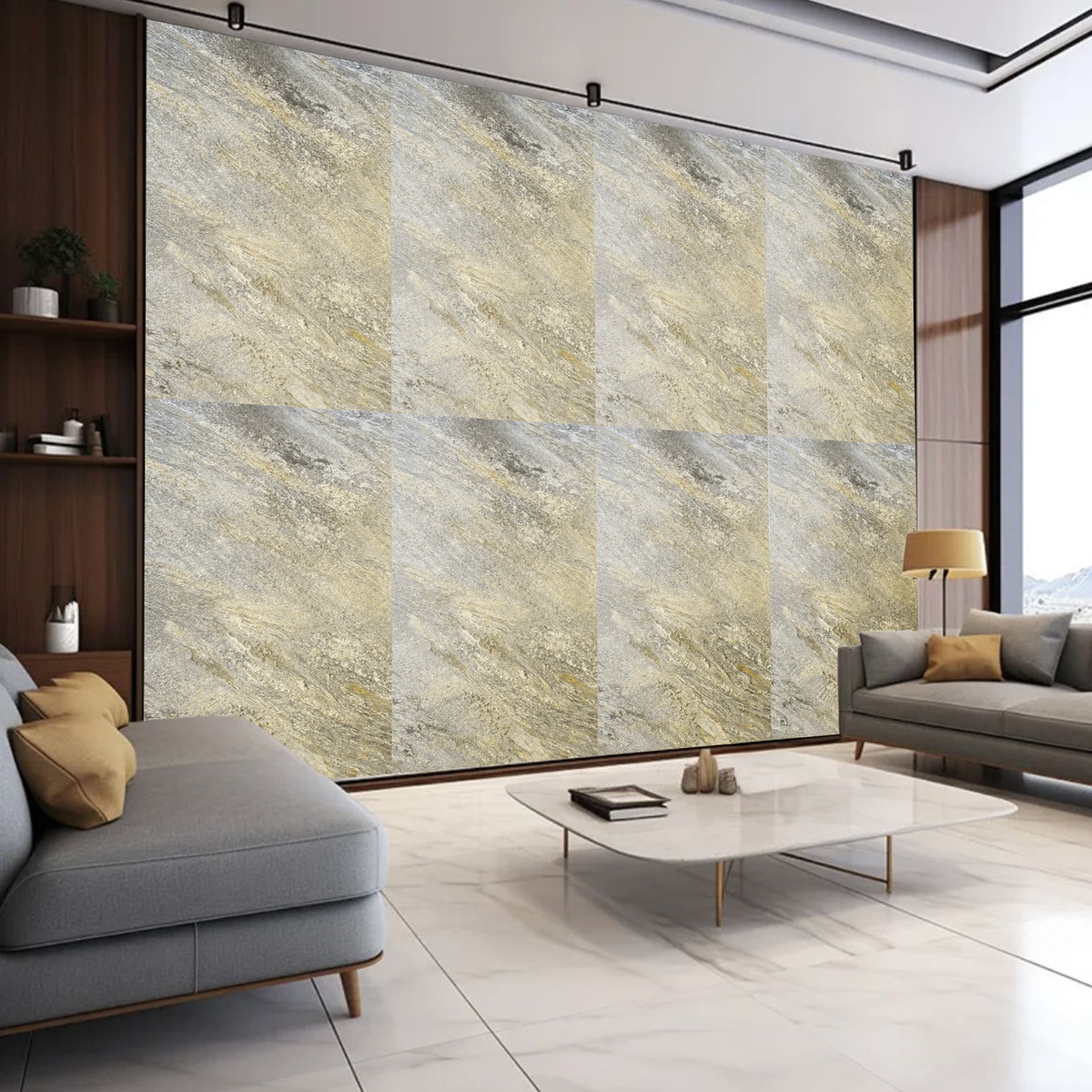 Panel PVC Tipo Mármol Oasis Mate Texturizado | Fullcons