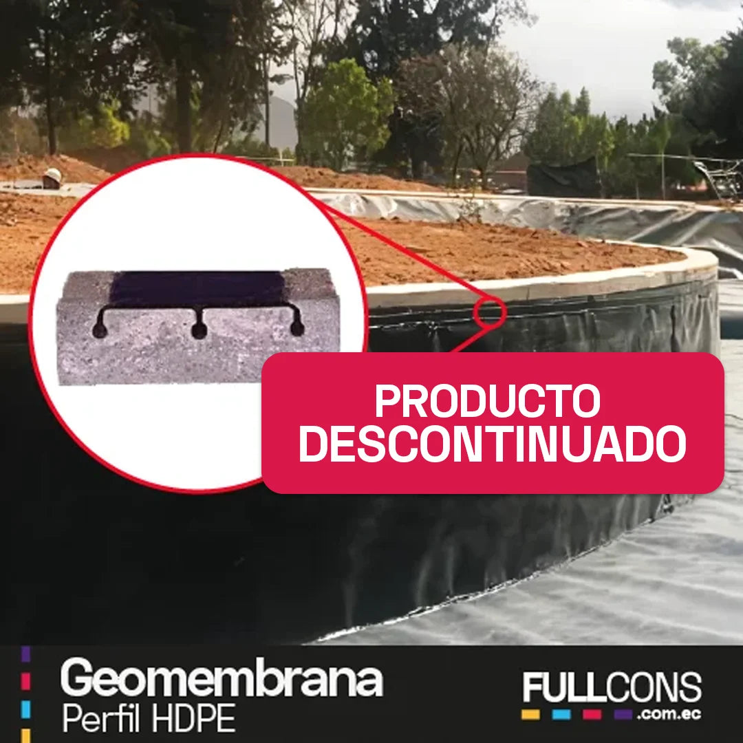 Perfil HDPE para Geomembrana