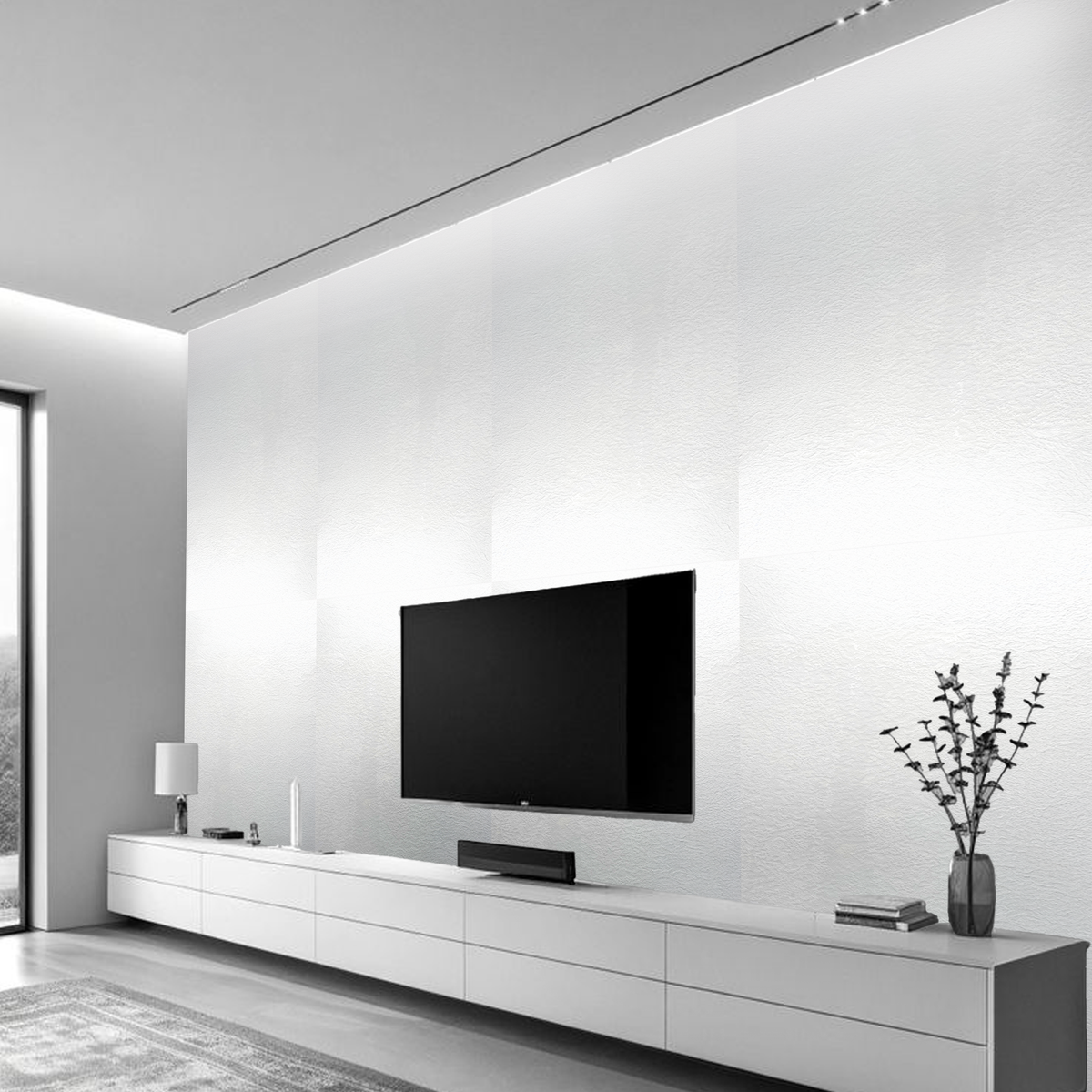 Panel PVC Tipo Mármol Perla Mineral Mate Texturizado | Fullcons