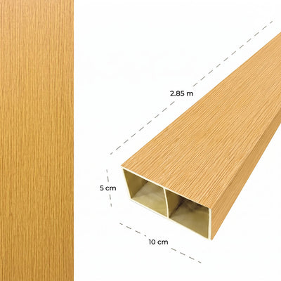 Listones PVC Teca Natural | Fullcons