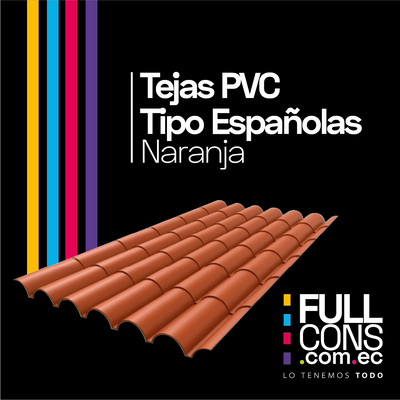 Teja PVC Tipo Española | Fullcons
