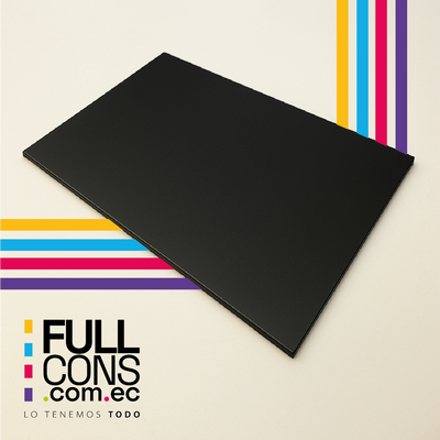Alucobond PE Black 4mm (1.5 x 5.8 m) | Fullcons