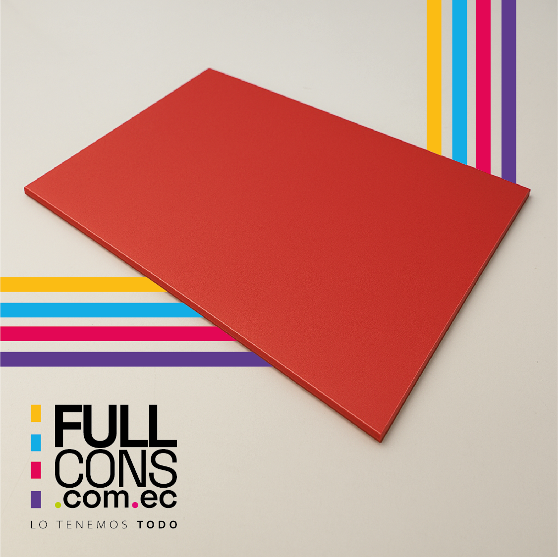 Alucobond PE China Red 4mm (1.5 x 5.8 m) | Fullcons