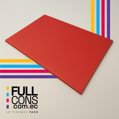 Alucobond PE China Red 4mm (1.5 x 5.8 m) | Fullcons