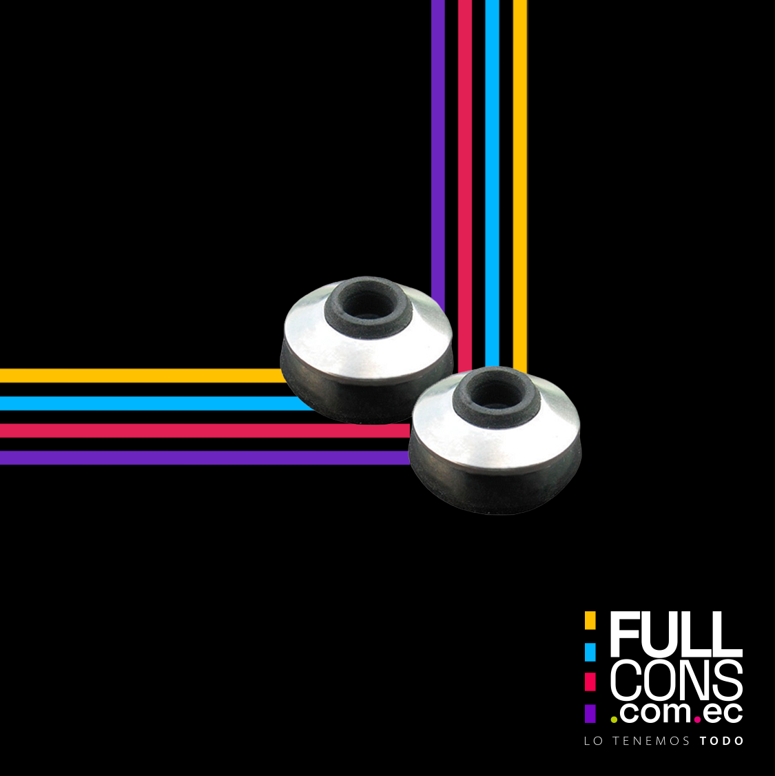 Capuchones de Neopreno EPDM Estancos (Funda 50 Unidades) | Fullcons