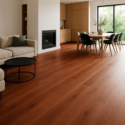 Piso Flotante Cherry 7 mm AC4 HDF Caja 2.37 m² | Fullcons Ecuador