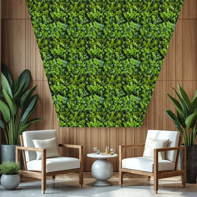 Lime | Jardín Vertical Artificial para interiores y exteriores