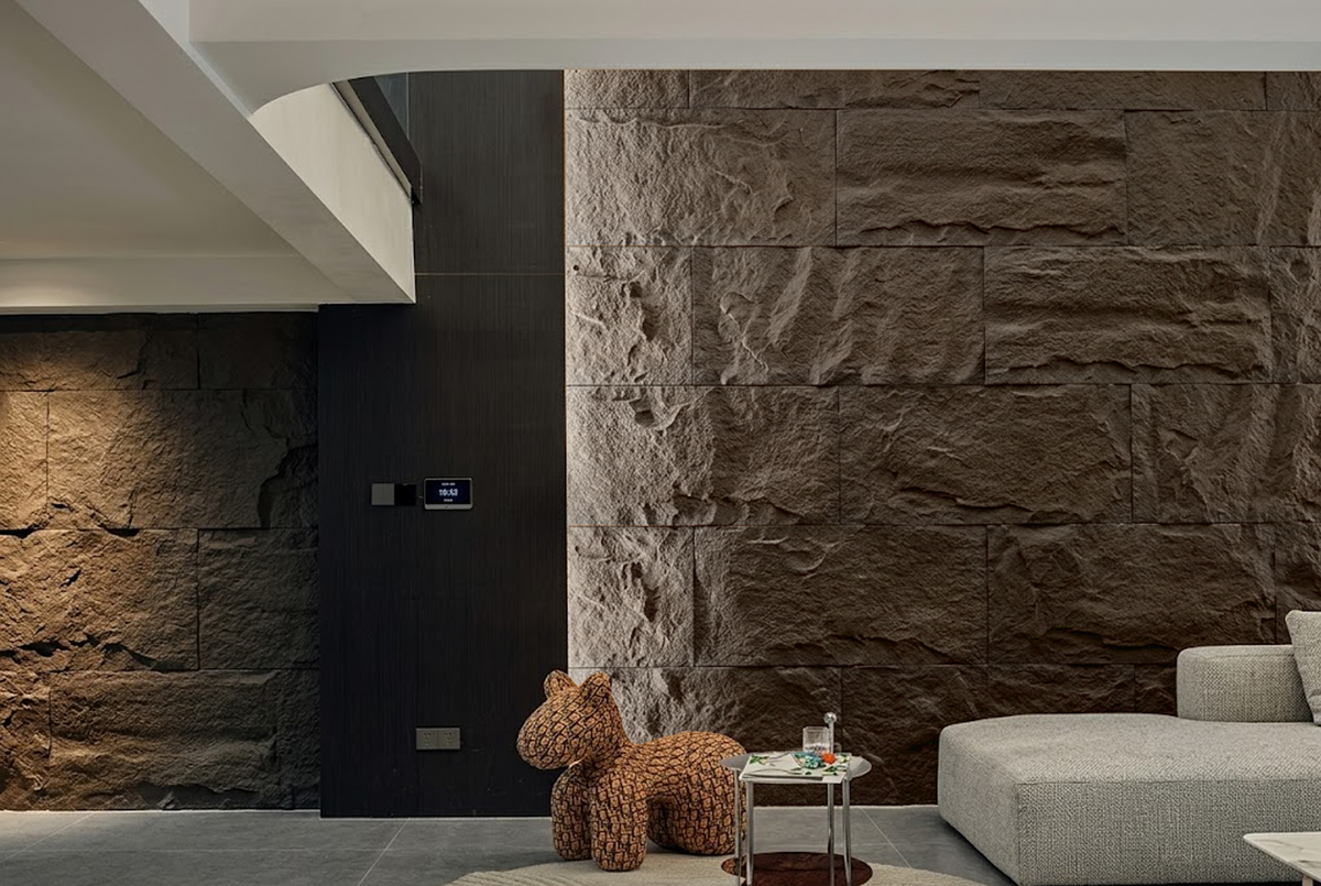Panel de Piedra PU Poliuretano 3D Onix Marrón 1.20 m x 0.60 m | Fullcons