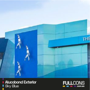 Alucobond Exterior - Sky Blue - Instalación