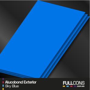 Alucobond Exterior - Sky Blue - Instalación