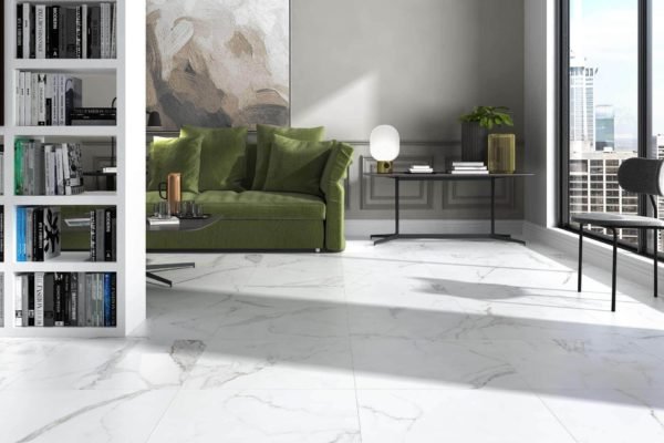 Porcelanato No Rectificado | Platina Blanco Brillo