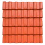 Tejas PVC Tipo Españolas | Color “Orange” | Tamaño 3.06m x 1.05m