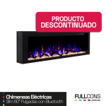 AGOTADO Chimenea Eléctrica 60″ SLIM con Parlante Bluetooth – Elegancia Ultra Delgada y Sonido Envolvente