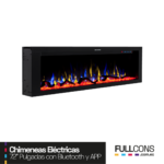 Chimenea Eléctrica 72″ con Control por App y Parlante Bluetooth – Tecnología y Confort al Alcance de Tu Mano