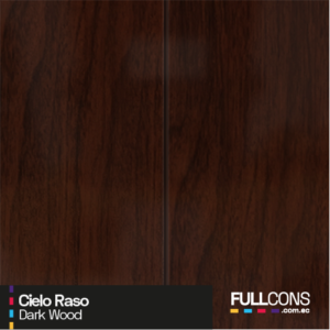 Cielo Raso Dark Wood - Instalación