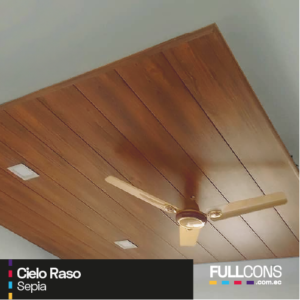 Cielo Raso Sepia - Instalación