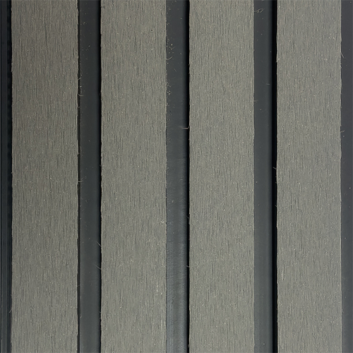 Paneles Ranurados WPC de Exterior – Color Pine (Gris), 0.22 x 2.9 m para Fachadas Modernas y Elegantes