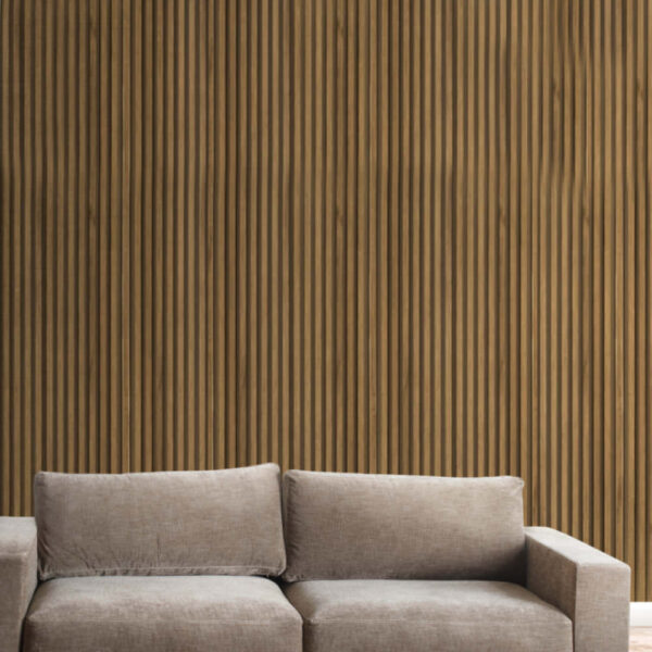 Paneles Ranurados PVC de Interior – Color Poplar, 0.16 x 2.9 m para Ambientes Luminosos y Naturales