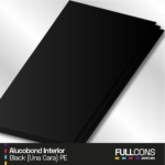 Alucobond Interior 1 Cara | Aluminio Compuesto | Color “Black”