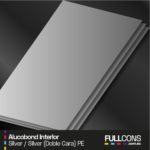 Alucobond Interior 2 Caras | Aluminio Compuesto | Color “Silver”