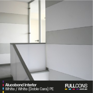 Alucobond Interior - Doble Cara -White White - Instalación