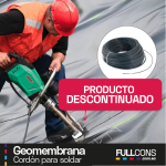 AGOTADO Cordón para soldar Geomembrana 2kg y 5kg