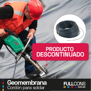 AGOTADO Cordón para soldar Geomembrana 2kg y 5kg