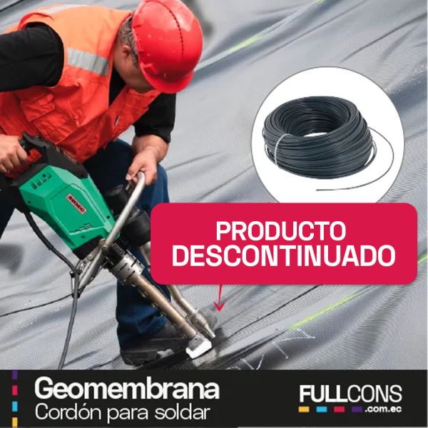 AGOTADO Cordón para soldar Geomembrana 2kg y 5kg