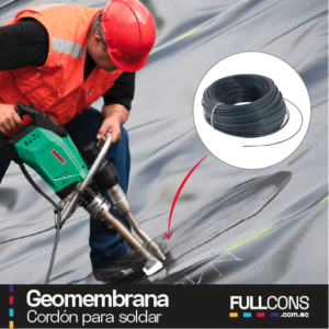 Cordón para soldar Geomembrana