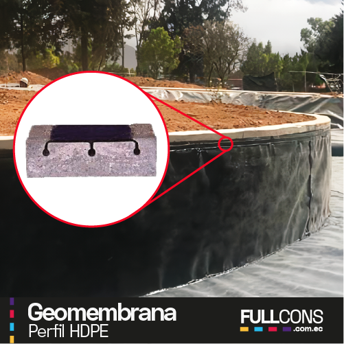 Perfil HDPE para Geomembrana